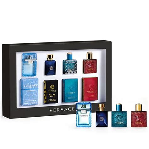 versace men set|versace men's mini gift set.